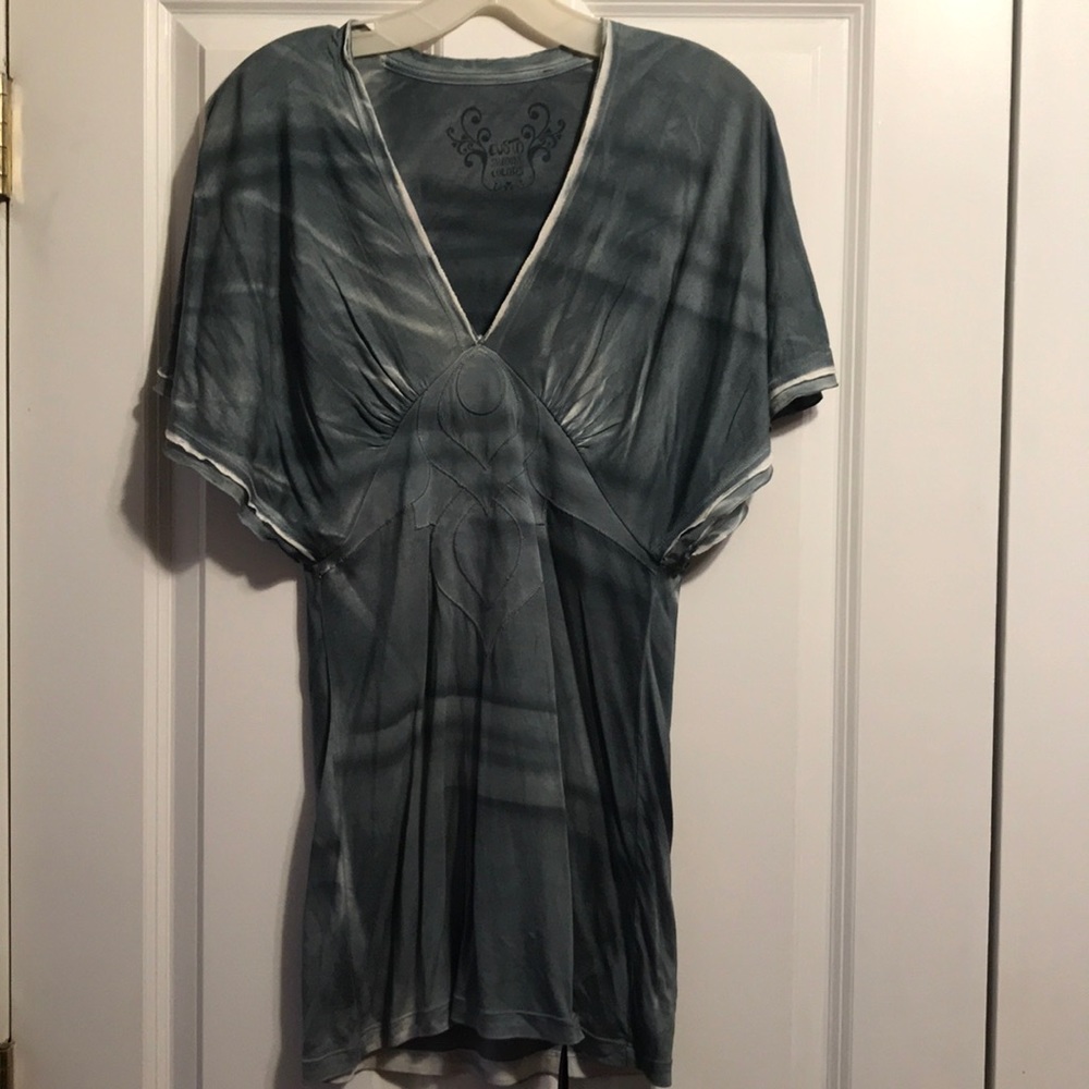 Custo Barcelona Low V Neck Blouse